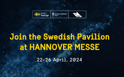 Business Sweden arrangerar svensk paviljong på HANNOVER MESSE